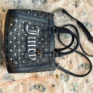 Juicy Couture Black and White Heart Satchel